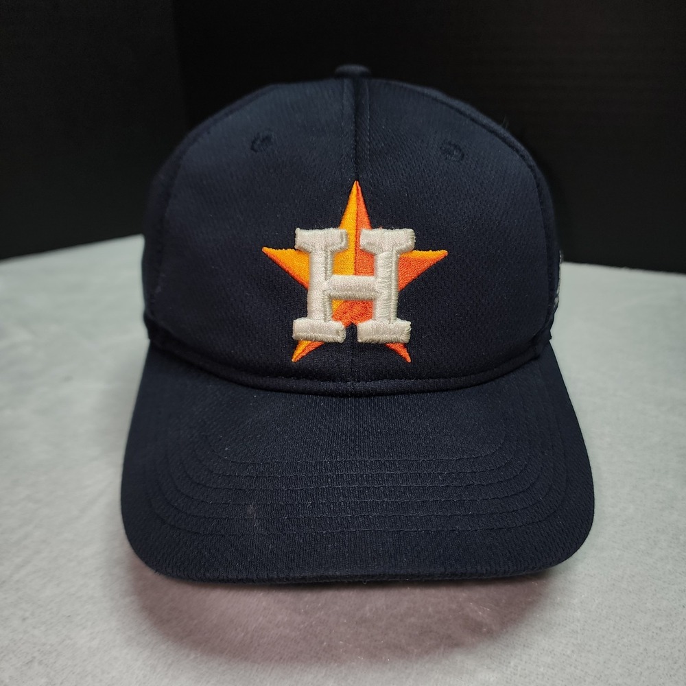 MLB Houston Astros Baseball Cap, Navy Blue-OC Sports-Adjustable Strap